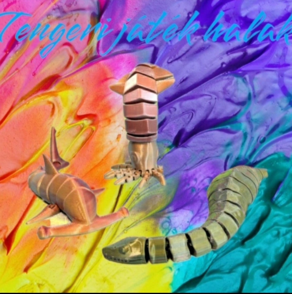 3D Nyomtatott flexi játékok