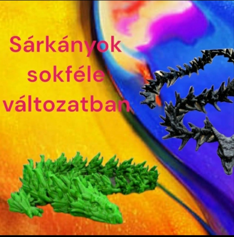 3D Nyomtatott flexi játékok