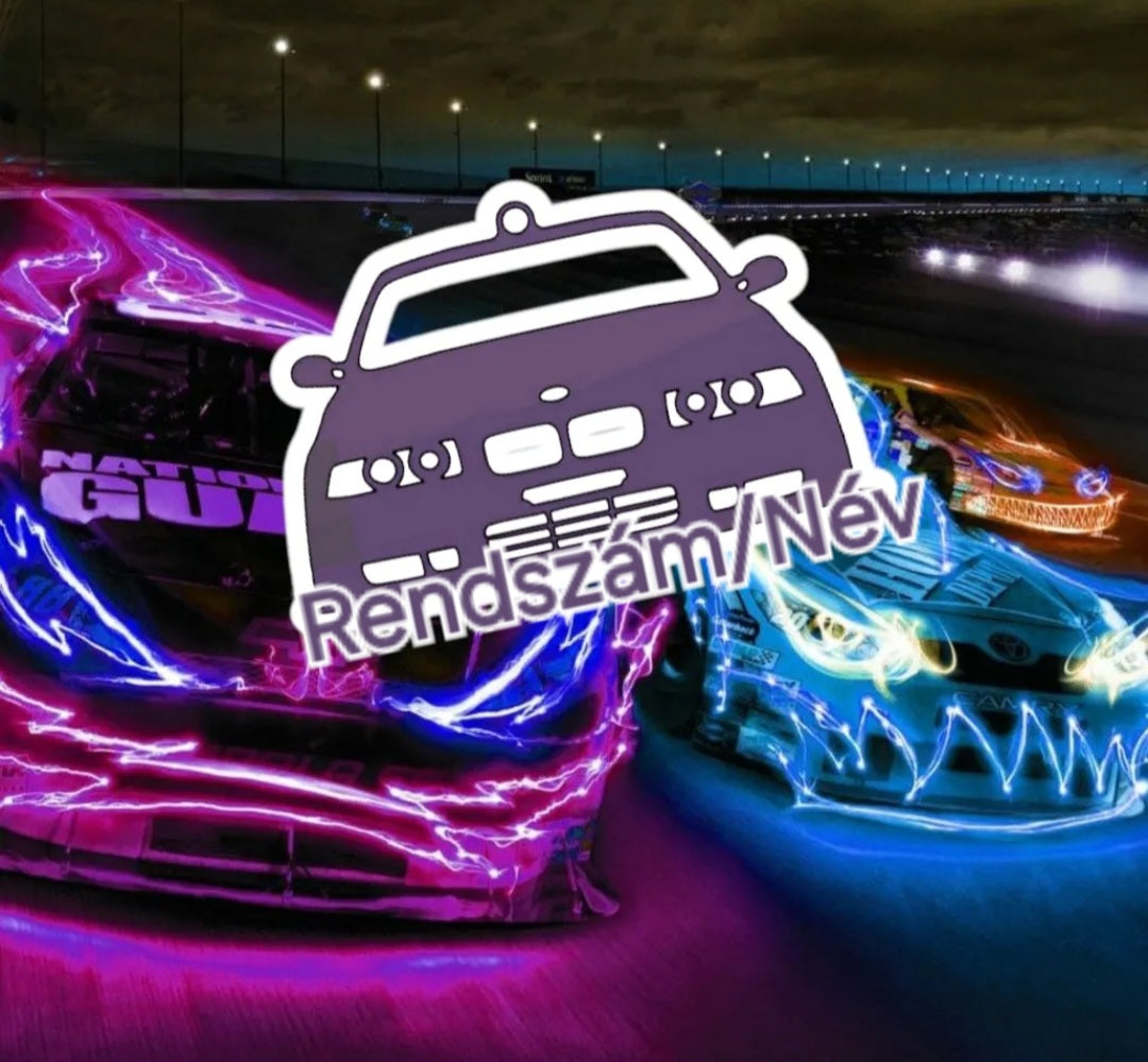 BMW-3as sorozat kulcstartó saját felirattal