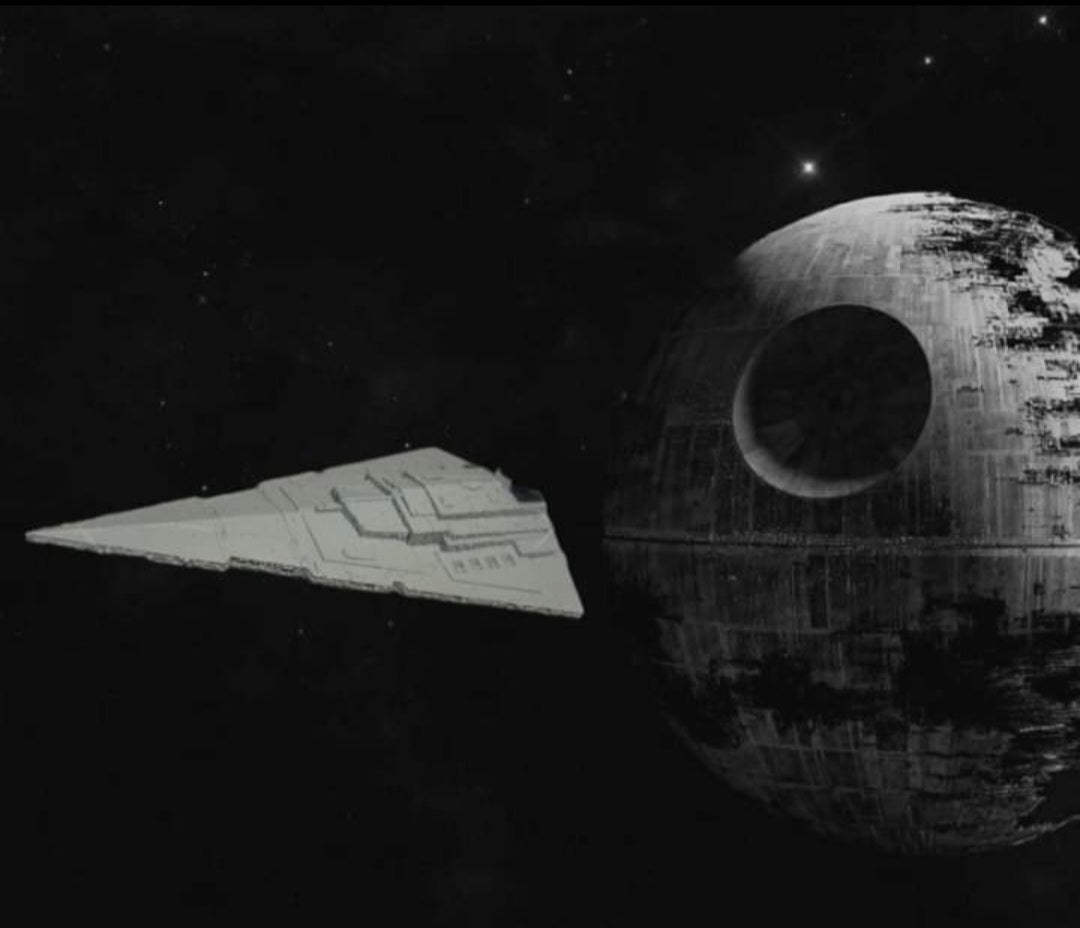 Star Wars csillagromboló kifestő