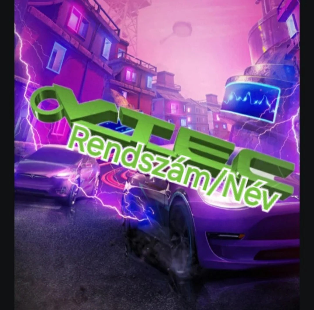 VTEC Autós kulcstartó