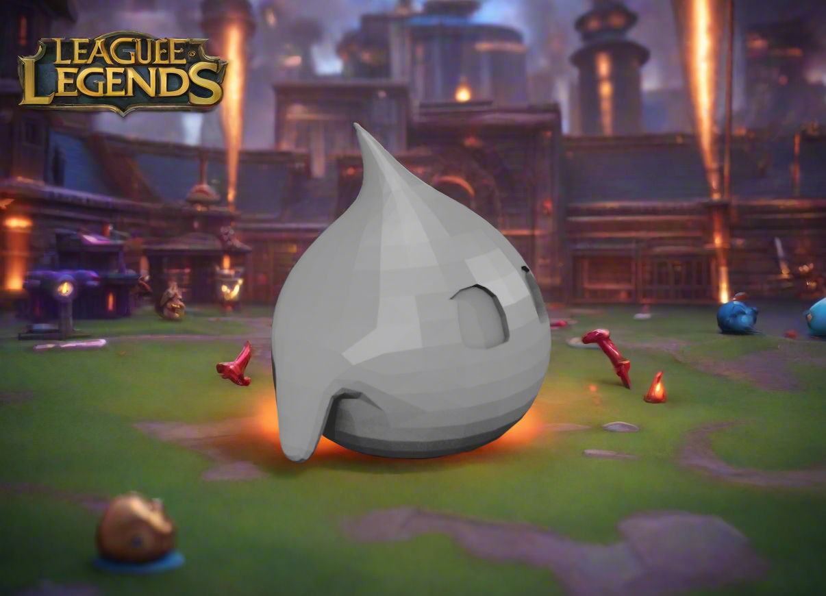 League of Legends-River sprite 3D kifesthető műanyag figura
