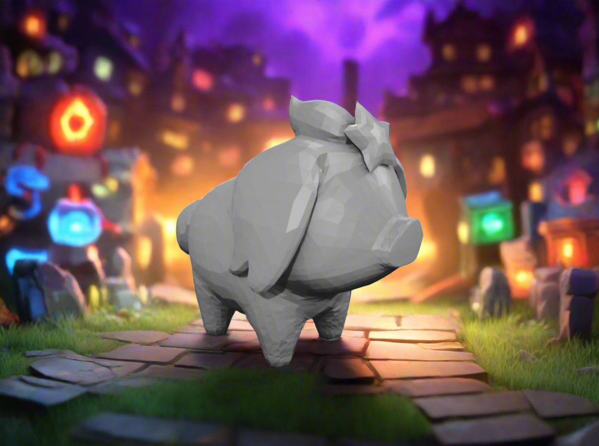 League of Legends-Fuwa 3D kifesthető műanyag figura